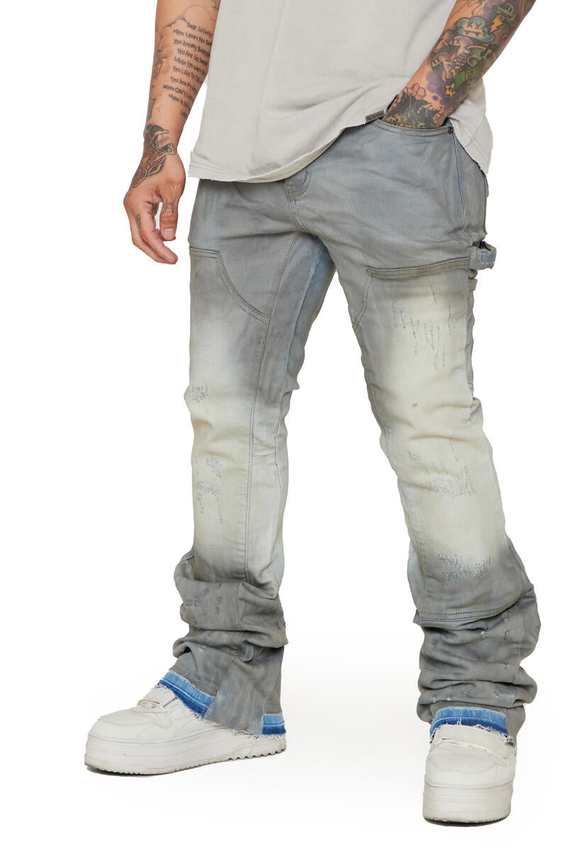 VALABASAS SCARS DENIM STACKED