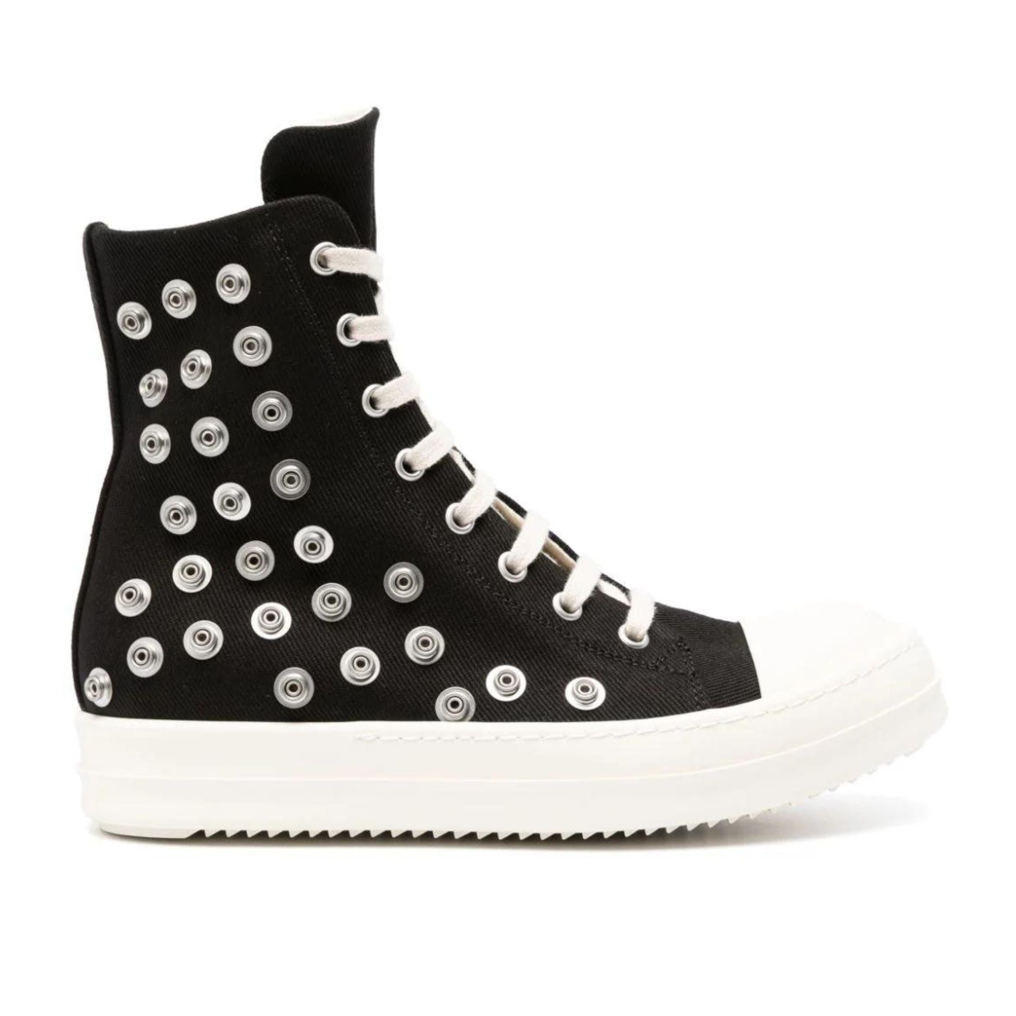 Rick Owens DRKSHDW Sneaks Gimp Eyelet Black / Milk