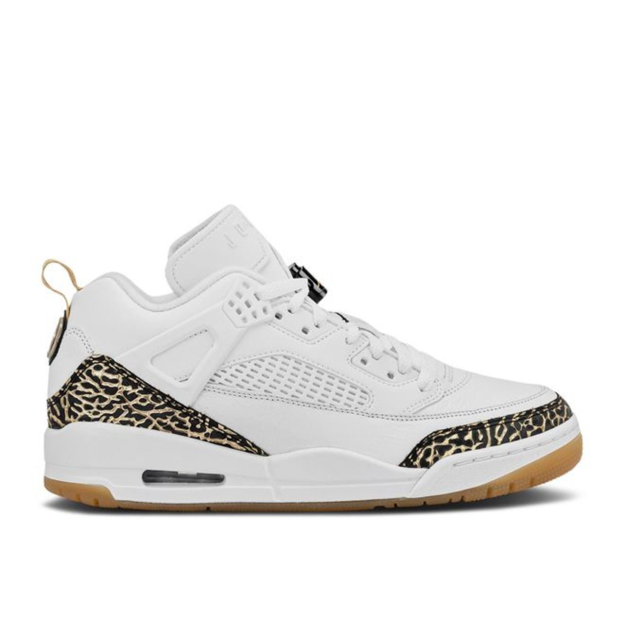 Jordan Spizike Low 'White Black Metallic Gold'