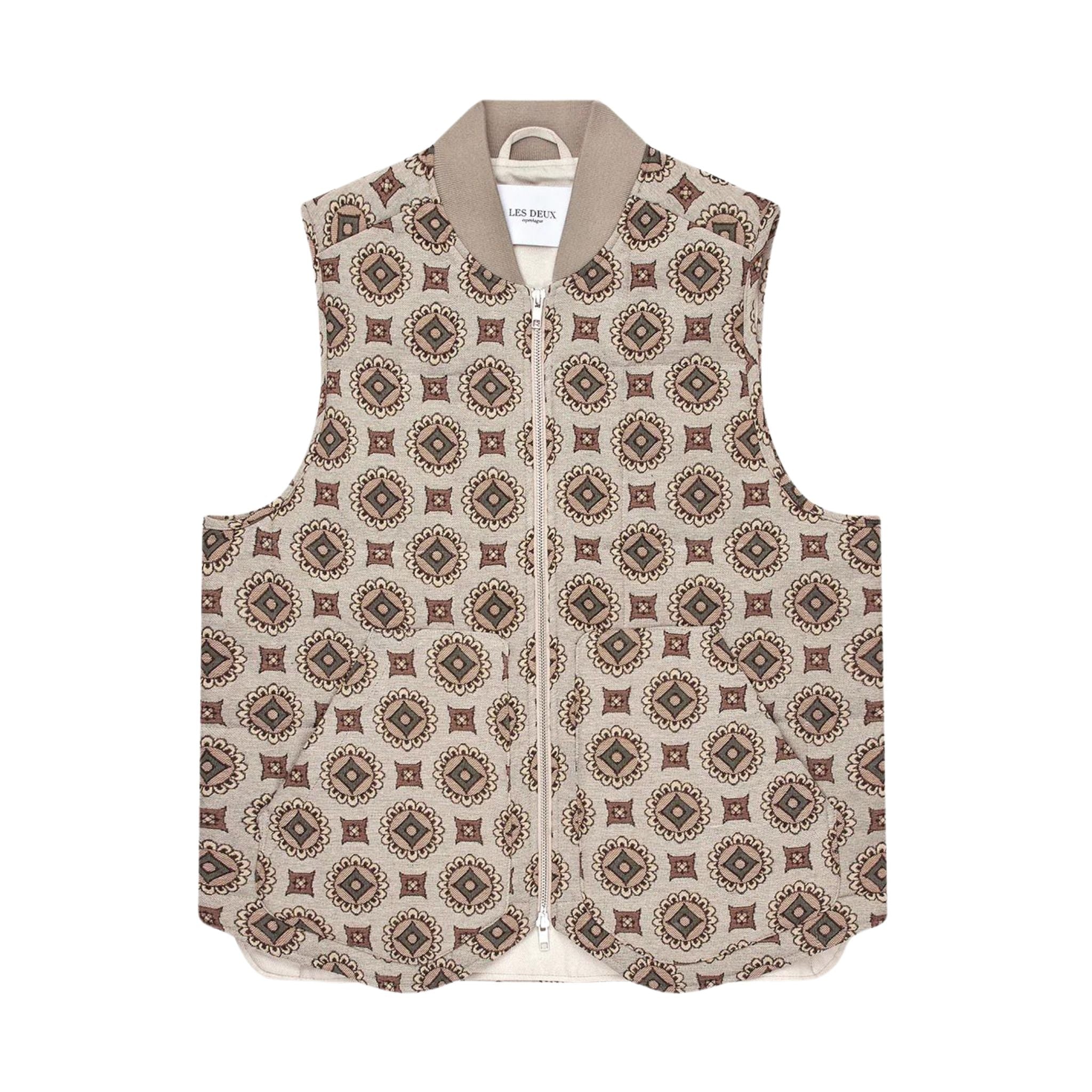 LES DEUX Mercury Jacquard Vest