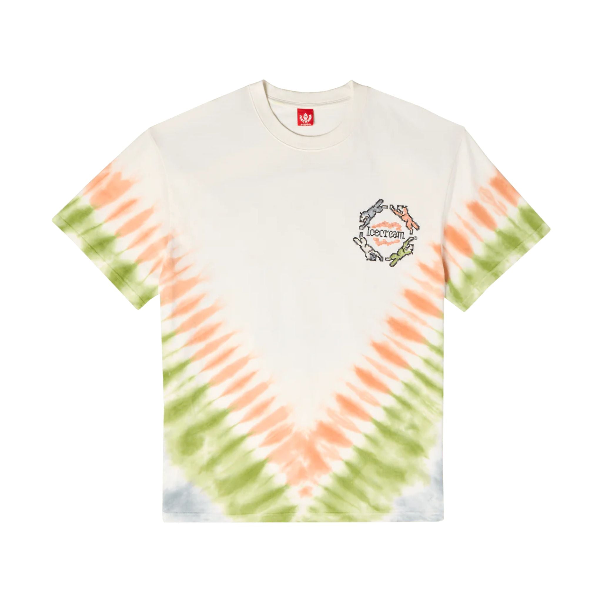 ICE CREAM Tie Dye S/S Knit Oversized