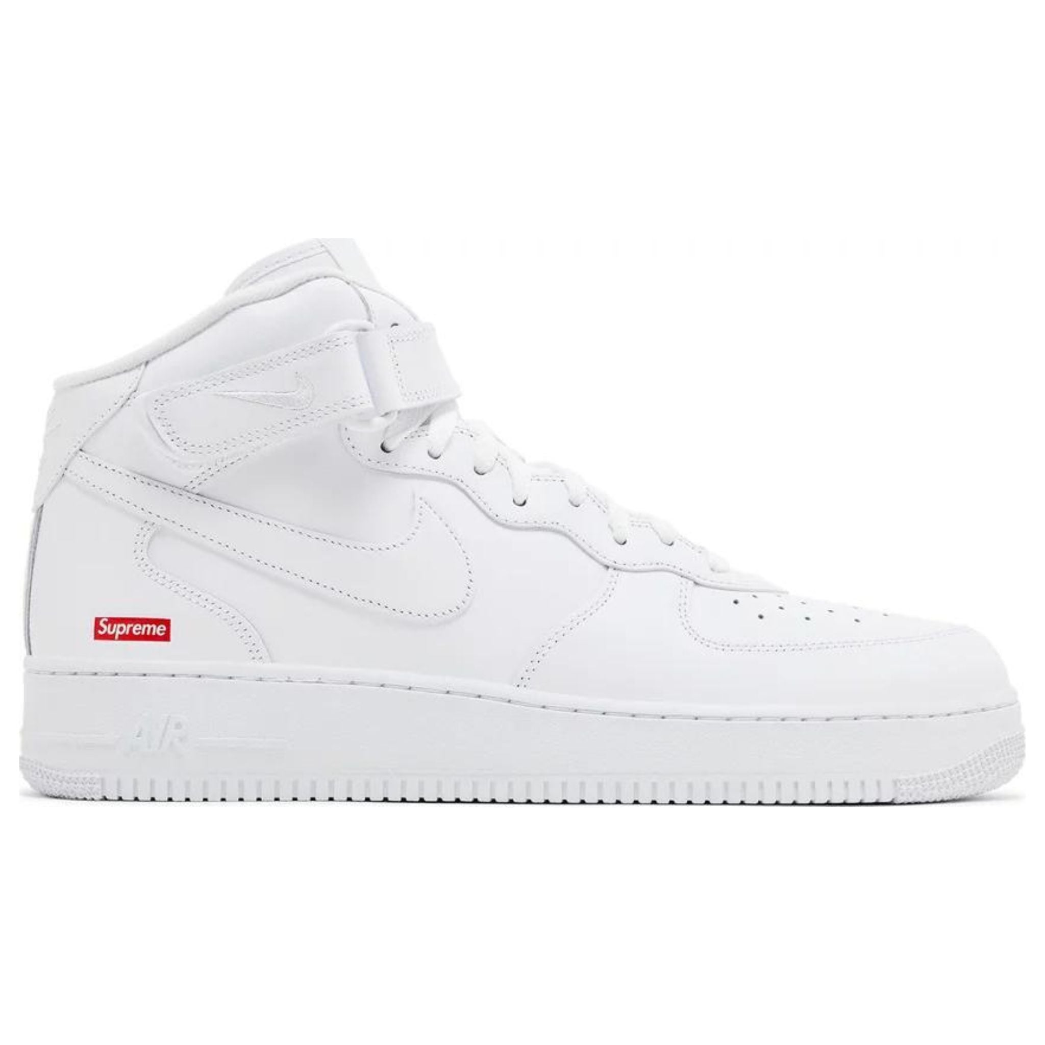 Supreme x Air Force 1 Mid 'Box Logo - Triple White'