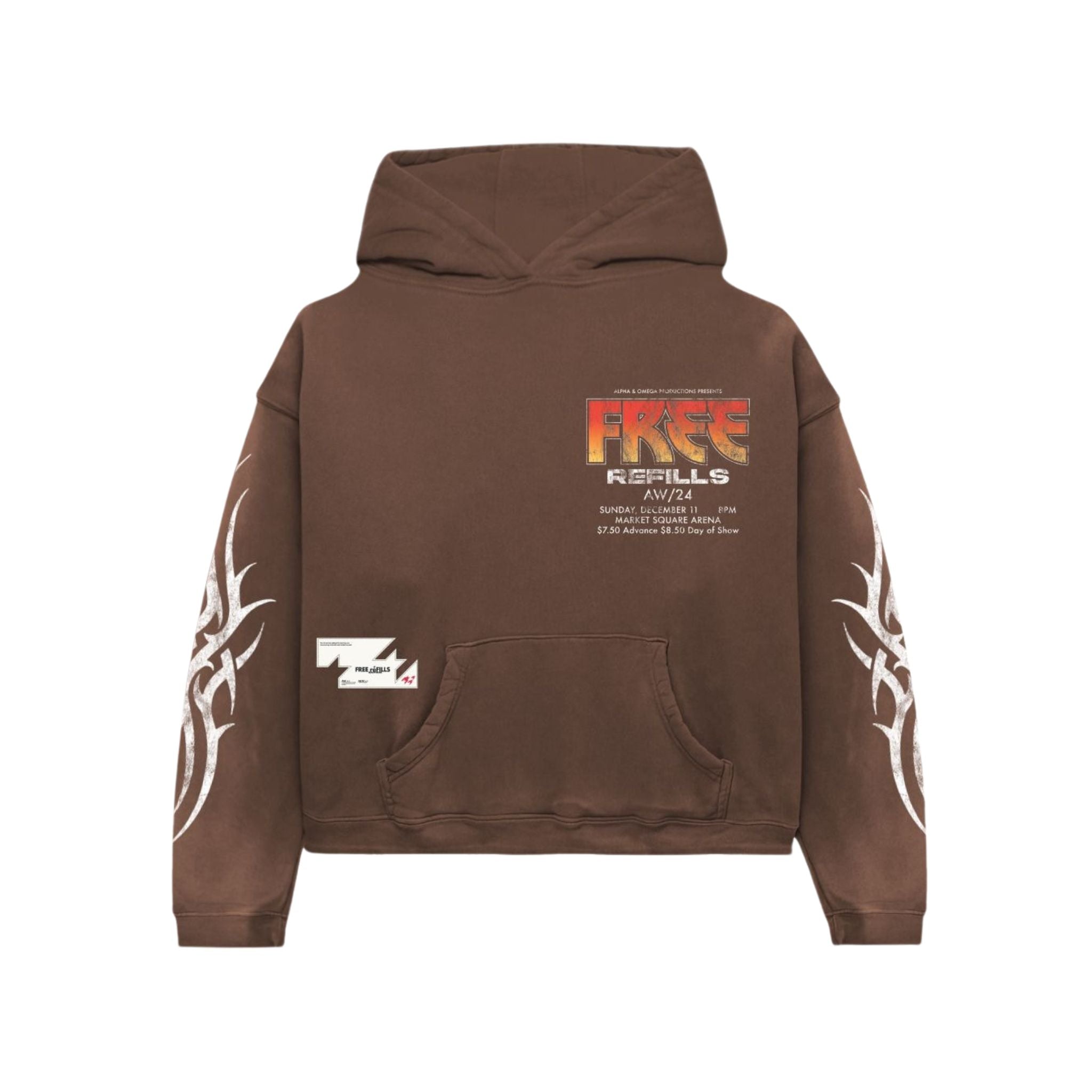 FREE REFILLS KISS HOODIE