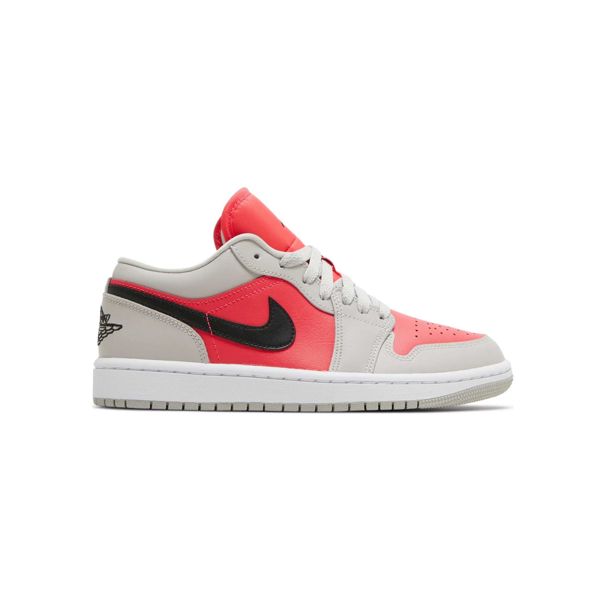 WOMEN AIR JORDAN LOW 'LIGHT IRON ORE SIREN RED'