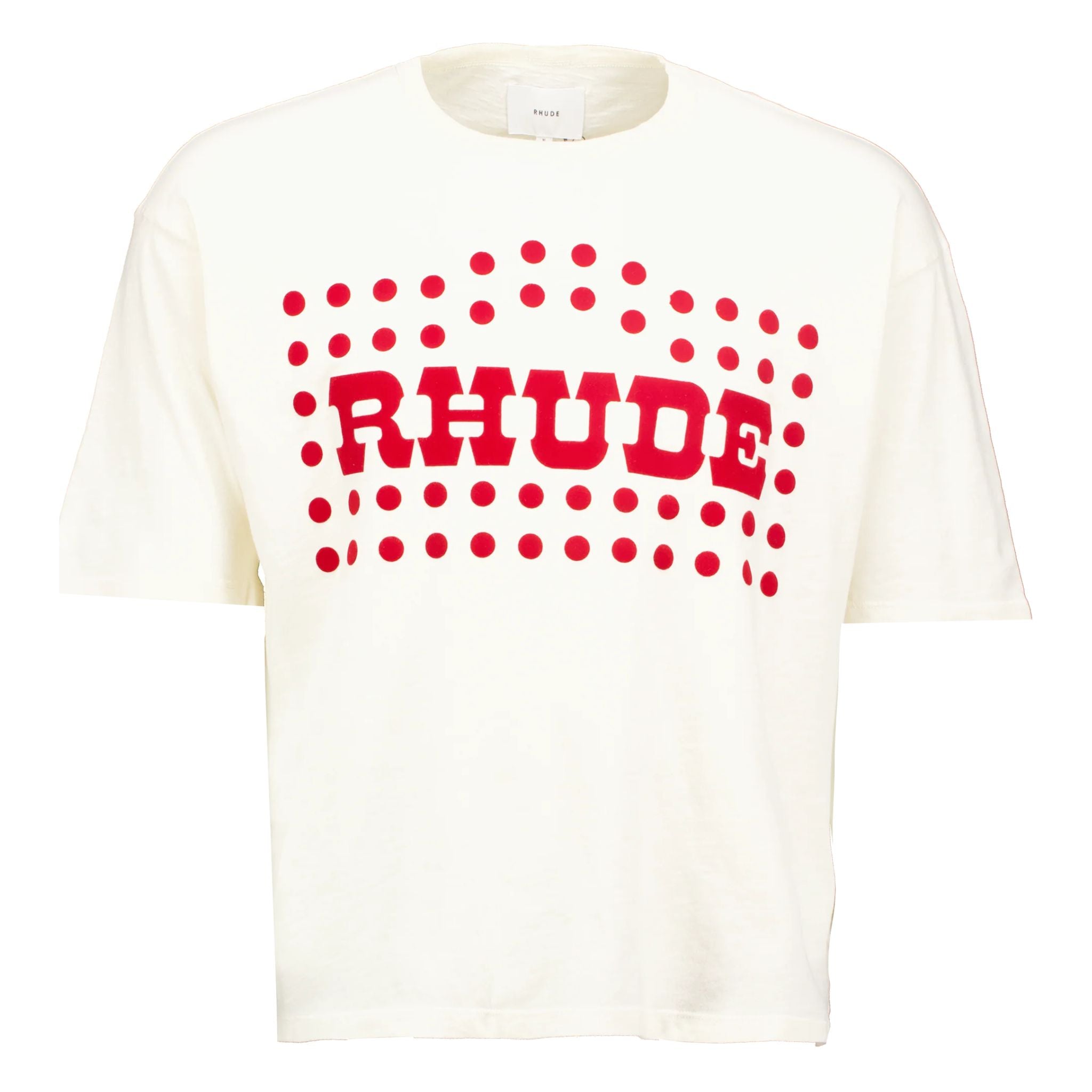 RHUDE FLOCKED BURNOUT TEE