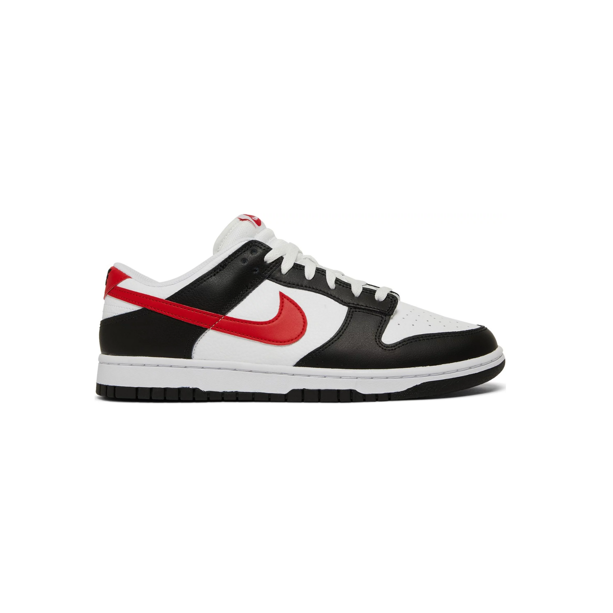 NIKE DUNK LOW 'BLACK WHITE RED'