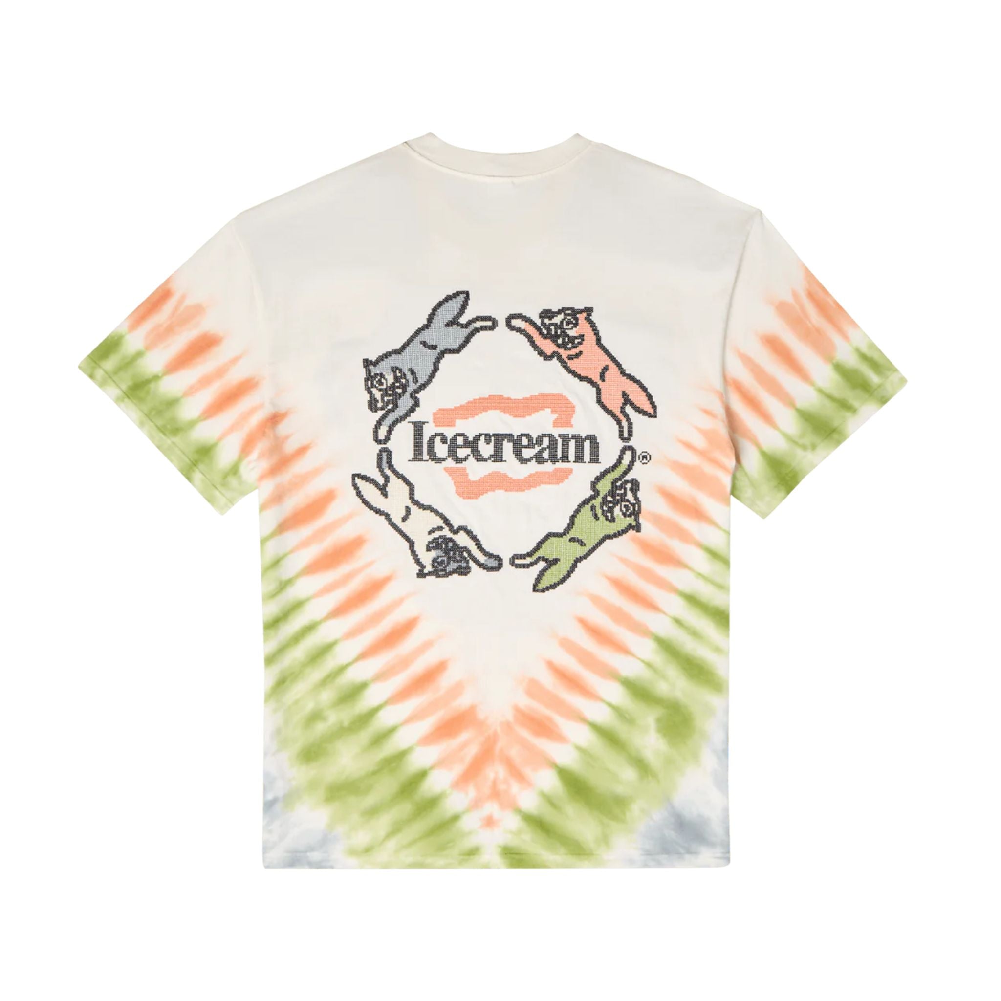 ICE CREAM Tie Dye S/S Knit Oversized