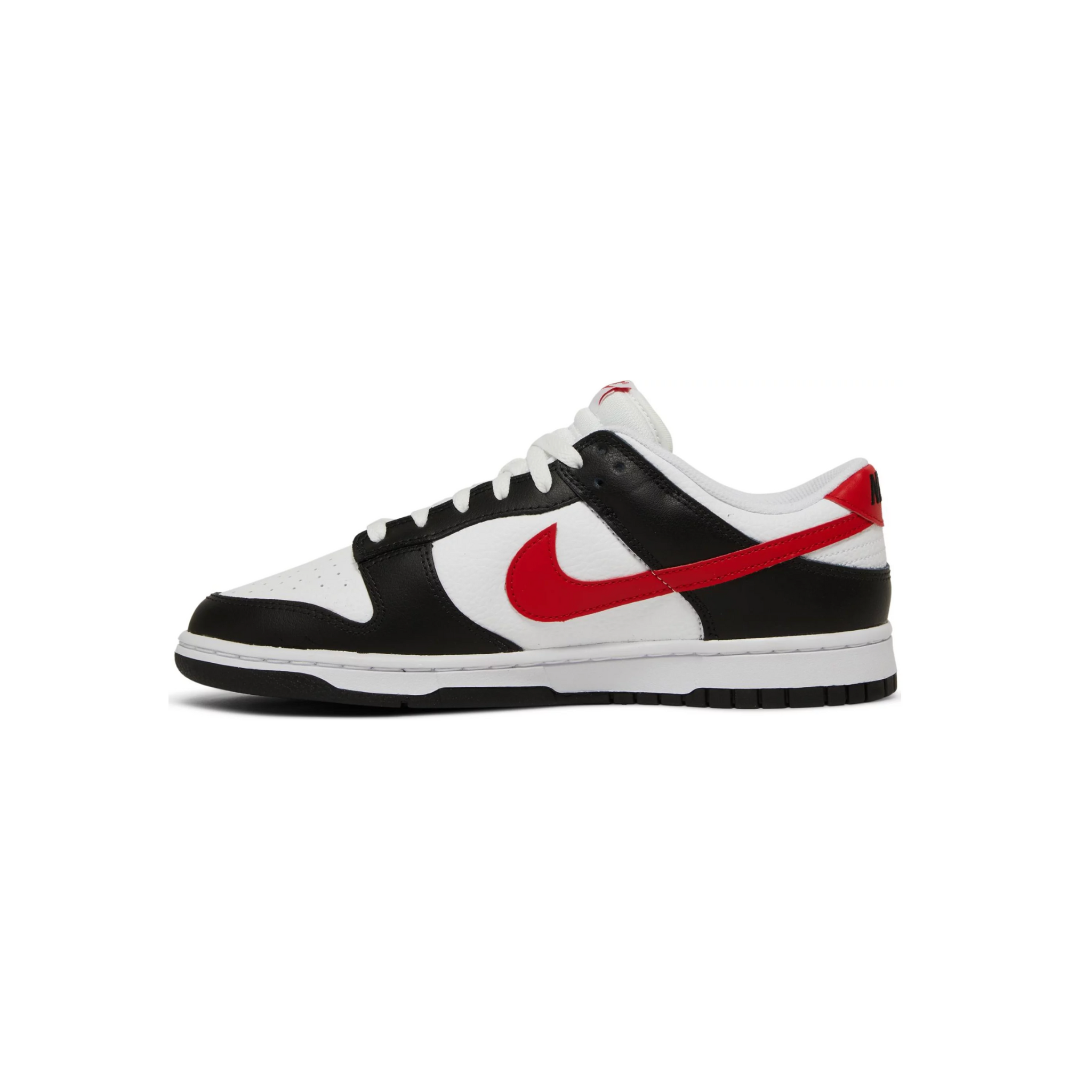 NIKE DUNK LOW 'BLACK WHITE RED'