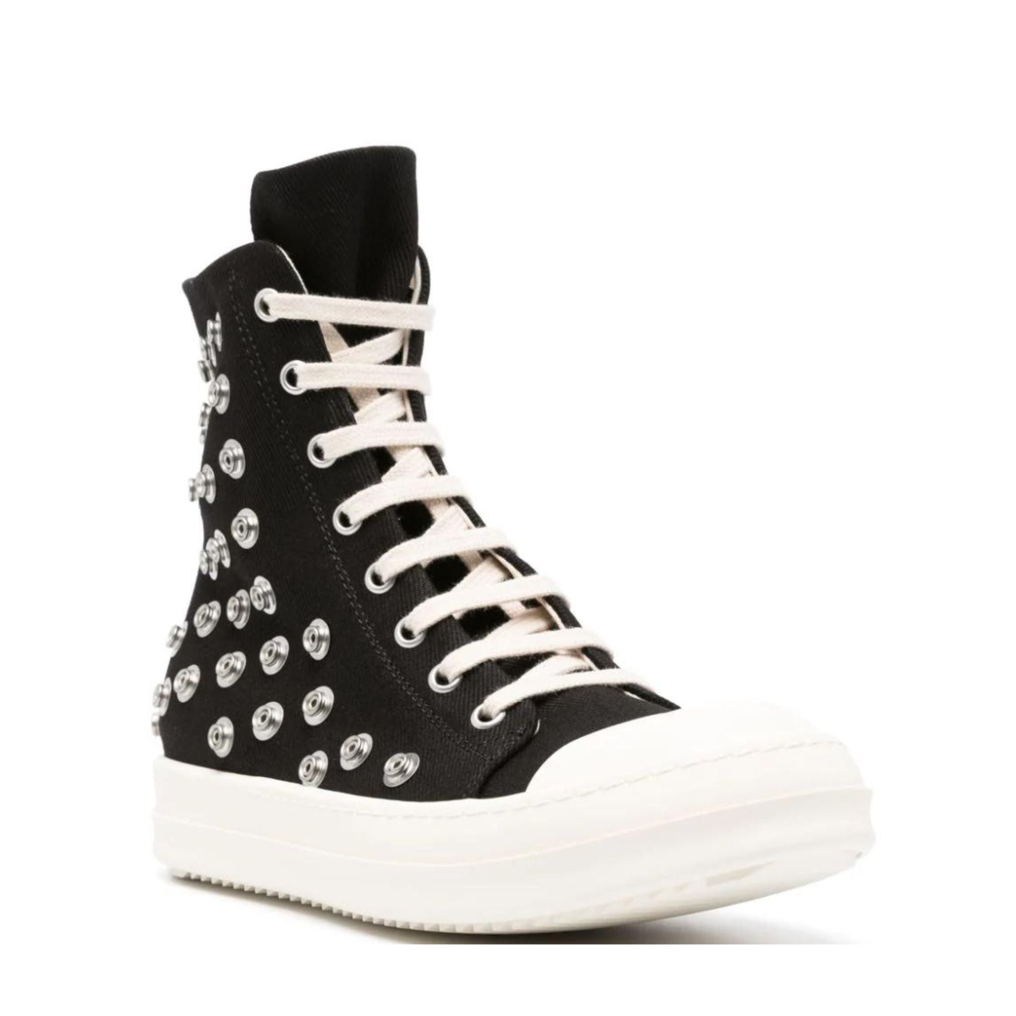 Rick Owens DRKSHDW Sneaks Gimp Eyelet Black / Milk