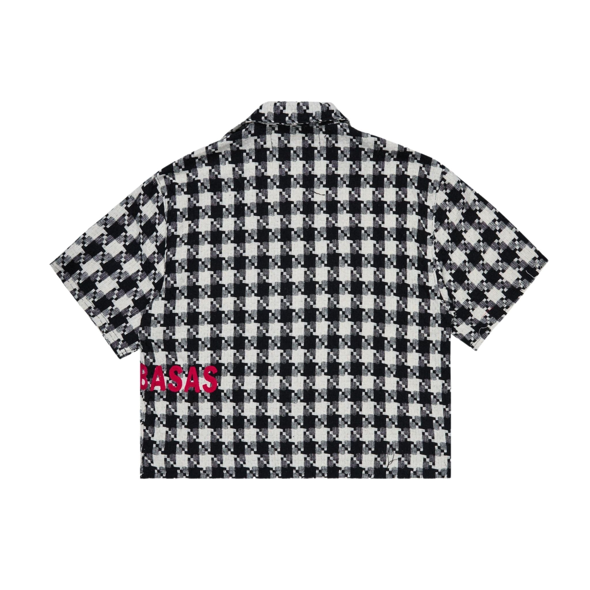 VALABASAS "CHECKMATE" GRASS GREEN CROPPED BUTTON DOWN