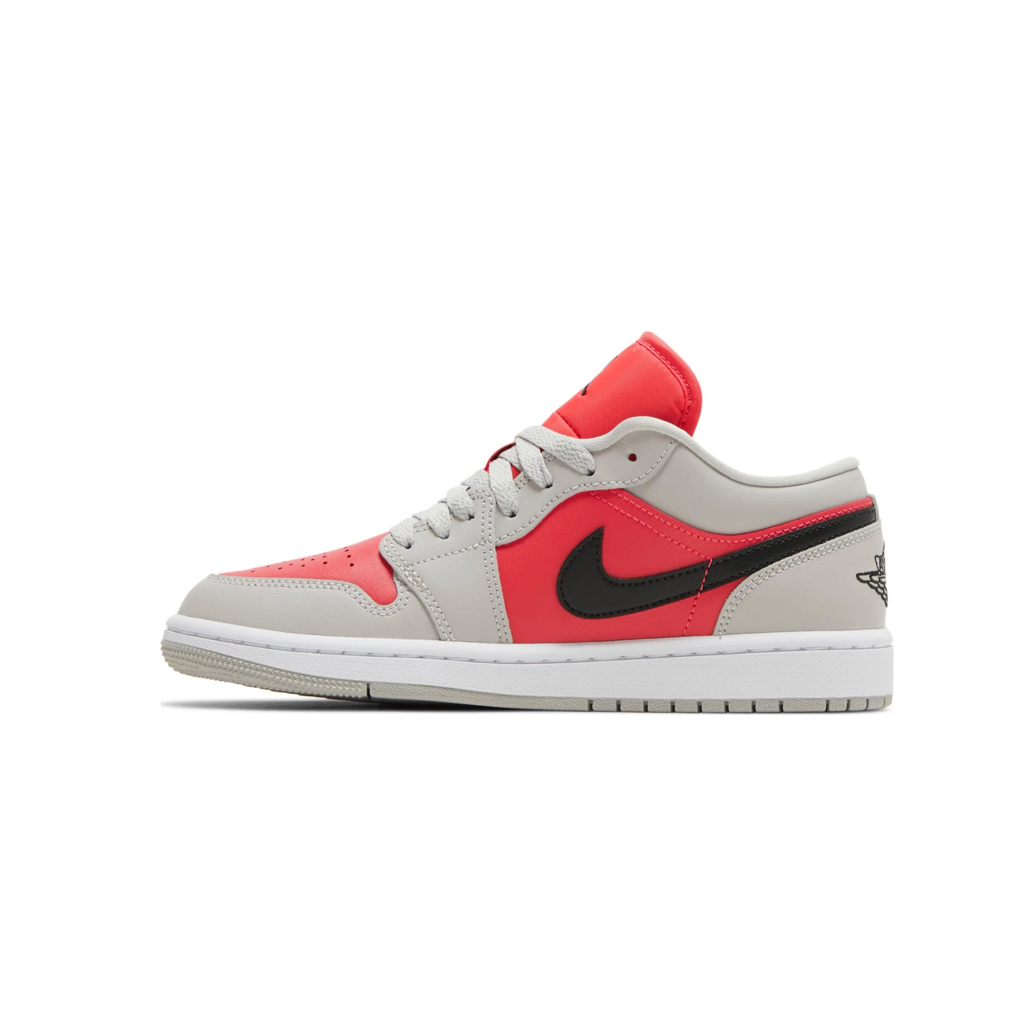 WOMEN AIR JORDAN LOW 'LIGHT IRON ORE SIREN RED'