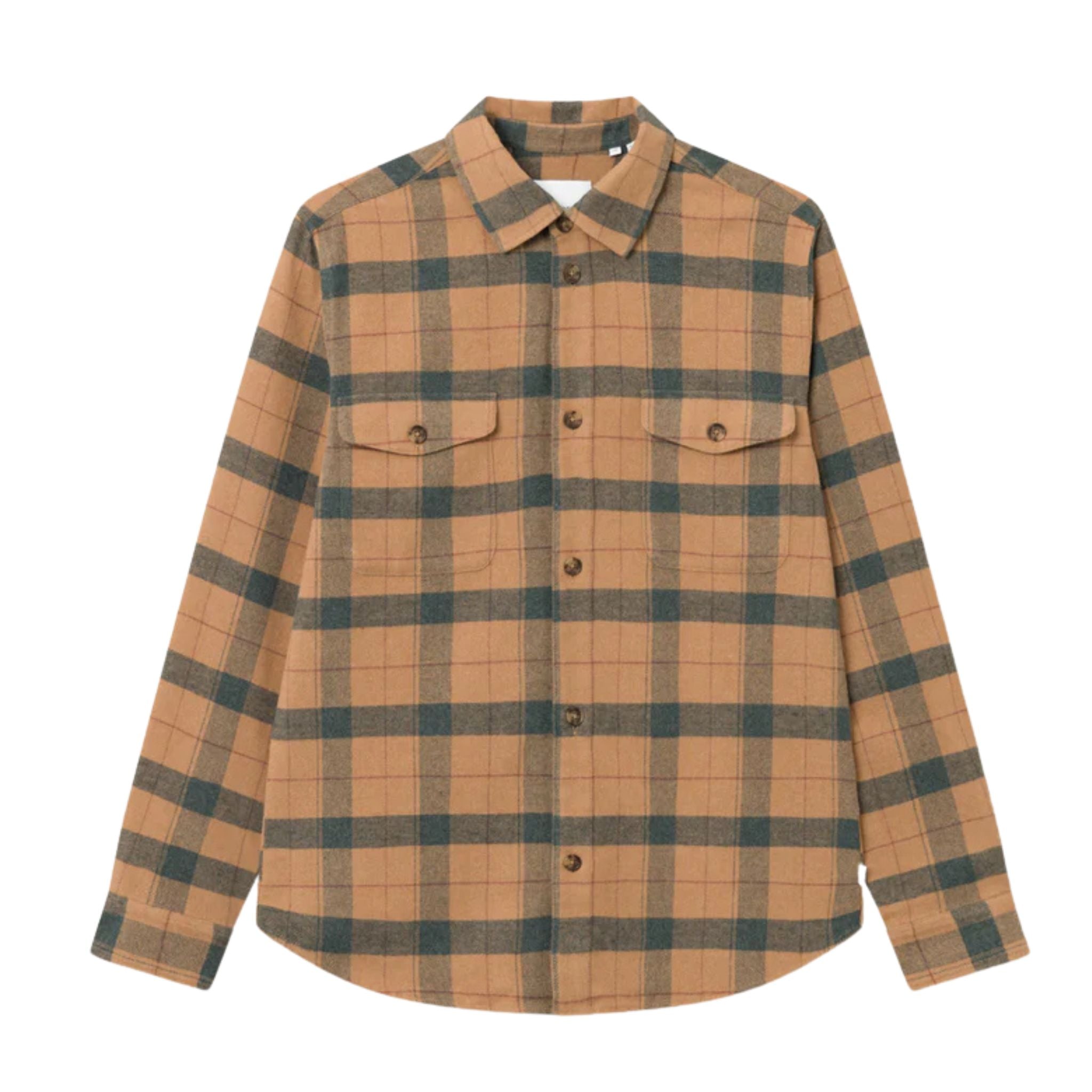 LES DEUX LENNON FLANNEL CHECK OVERSHIRT