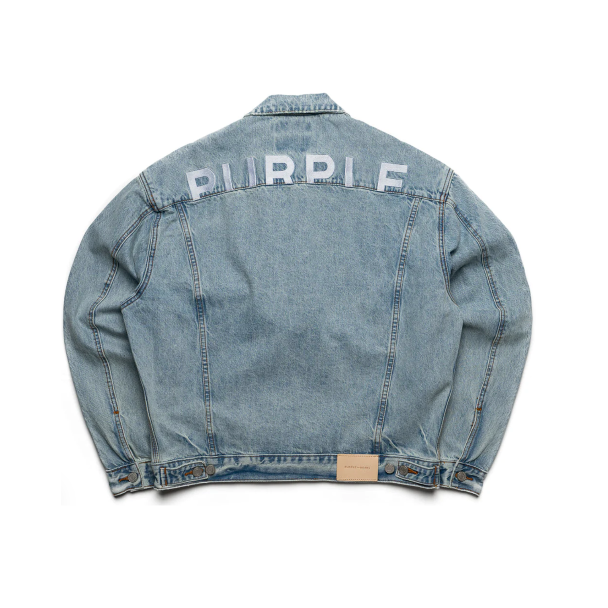 PURPLE BRAND 'LIGHT INDIGO' OVERSIZE JACKET