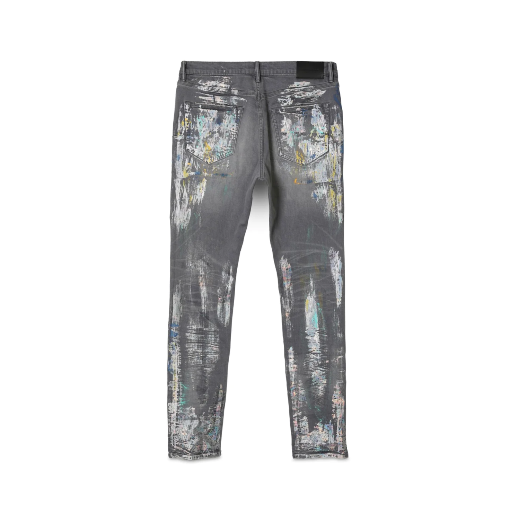 PURPLE BRAND Iridescent Painter Jeans