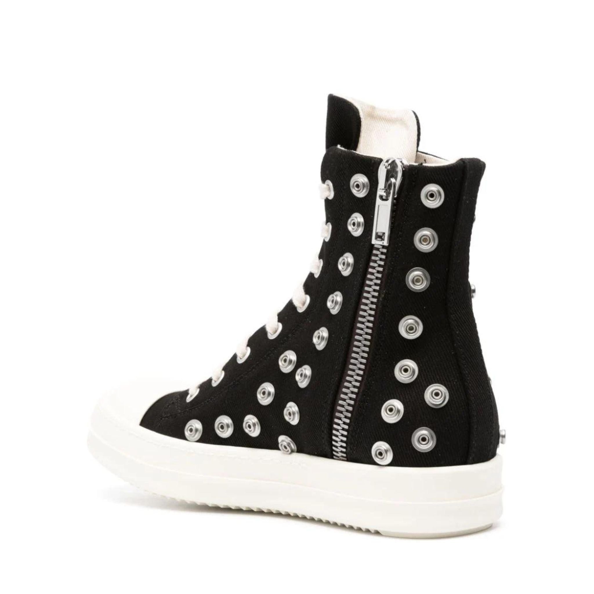 Rick Owens DRKSHDW Sneaks Gimp Eyelet Black / Milk