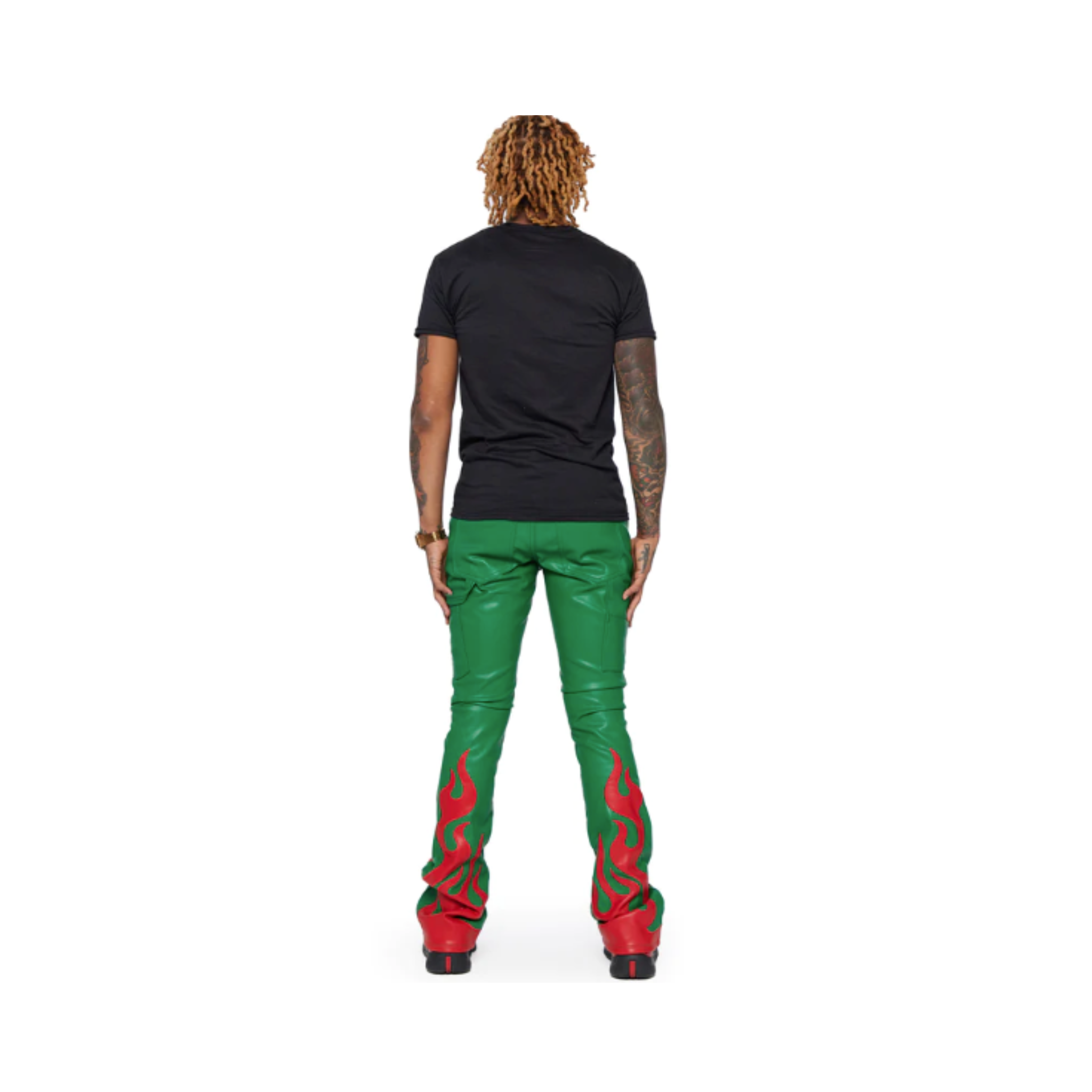 VALABASAS STACKED "BLAZE" GREEN RED