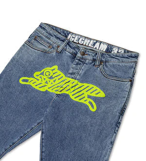 ICECREAM NEON LIME JEAN