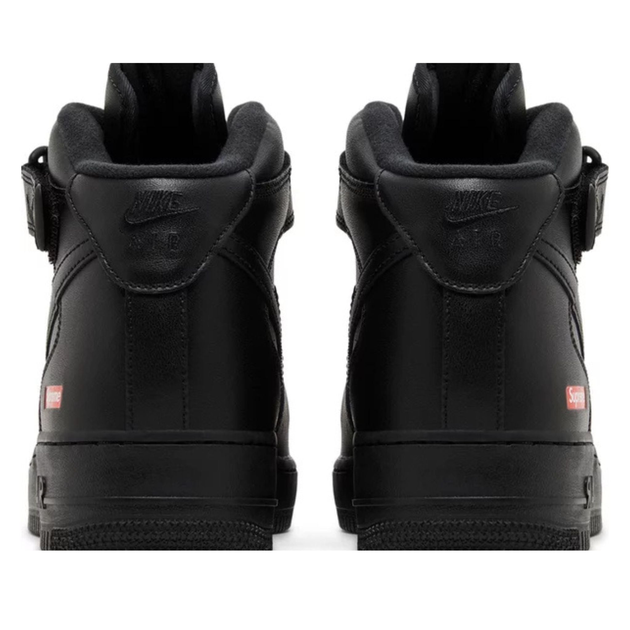 Supreme x Air Force 1 Mid 'Box Logo - Triple Black'