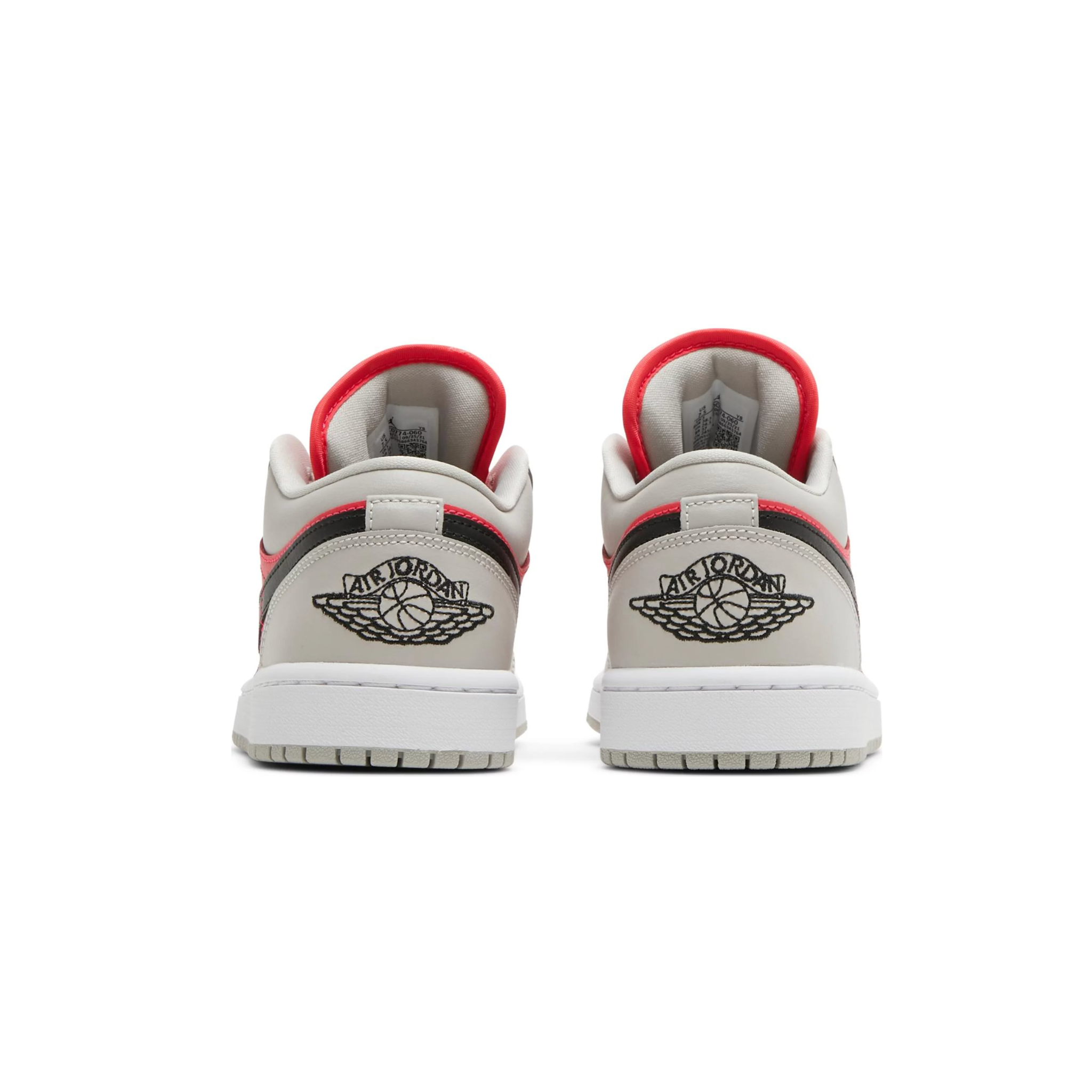 WOMEN AIR JORDAN LOW 'LIGHT IRON ORE SIREN RED'