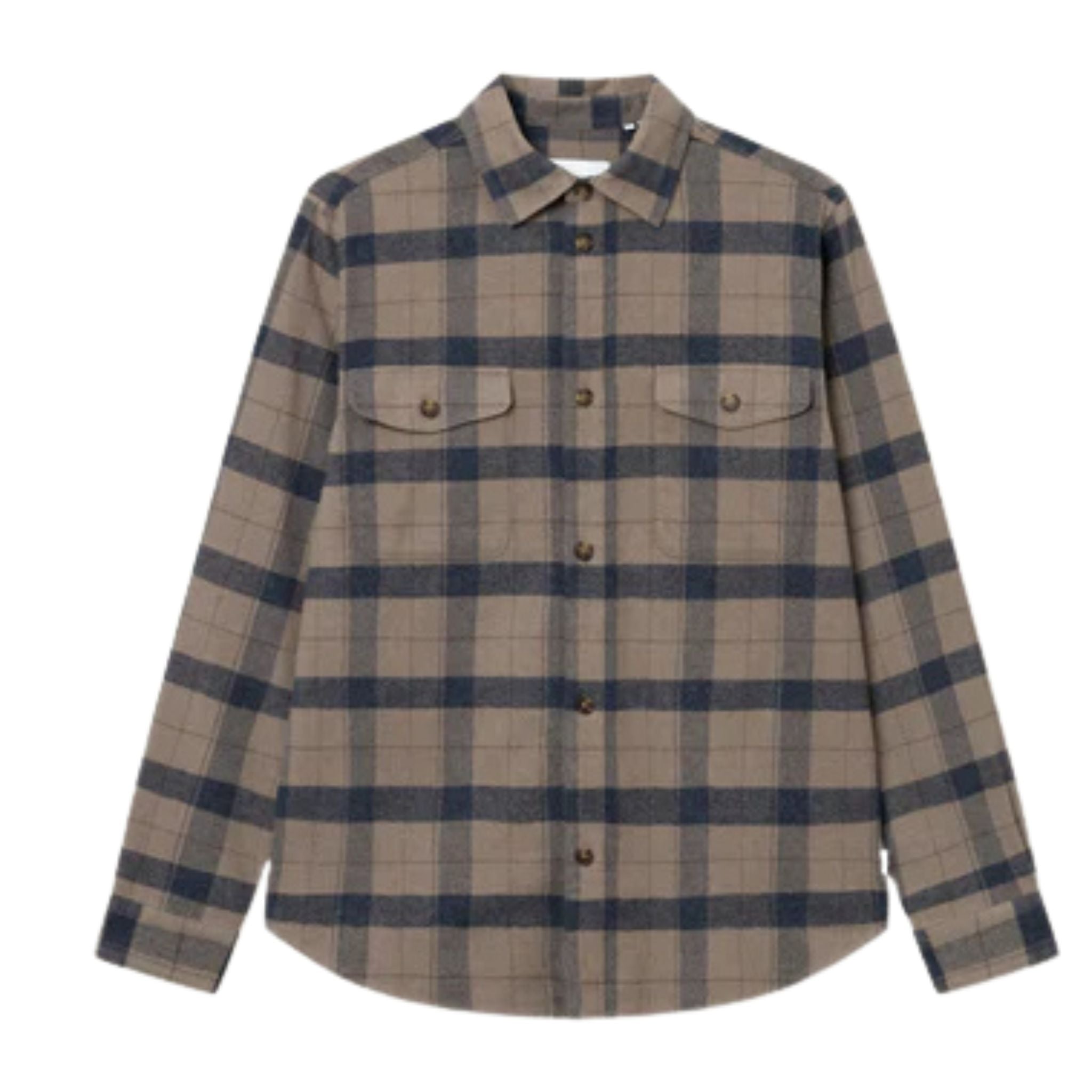 LES DEUX LENNON FLANNEL CHECK OVERSHIRT