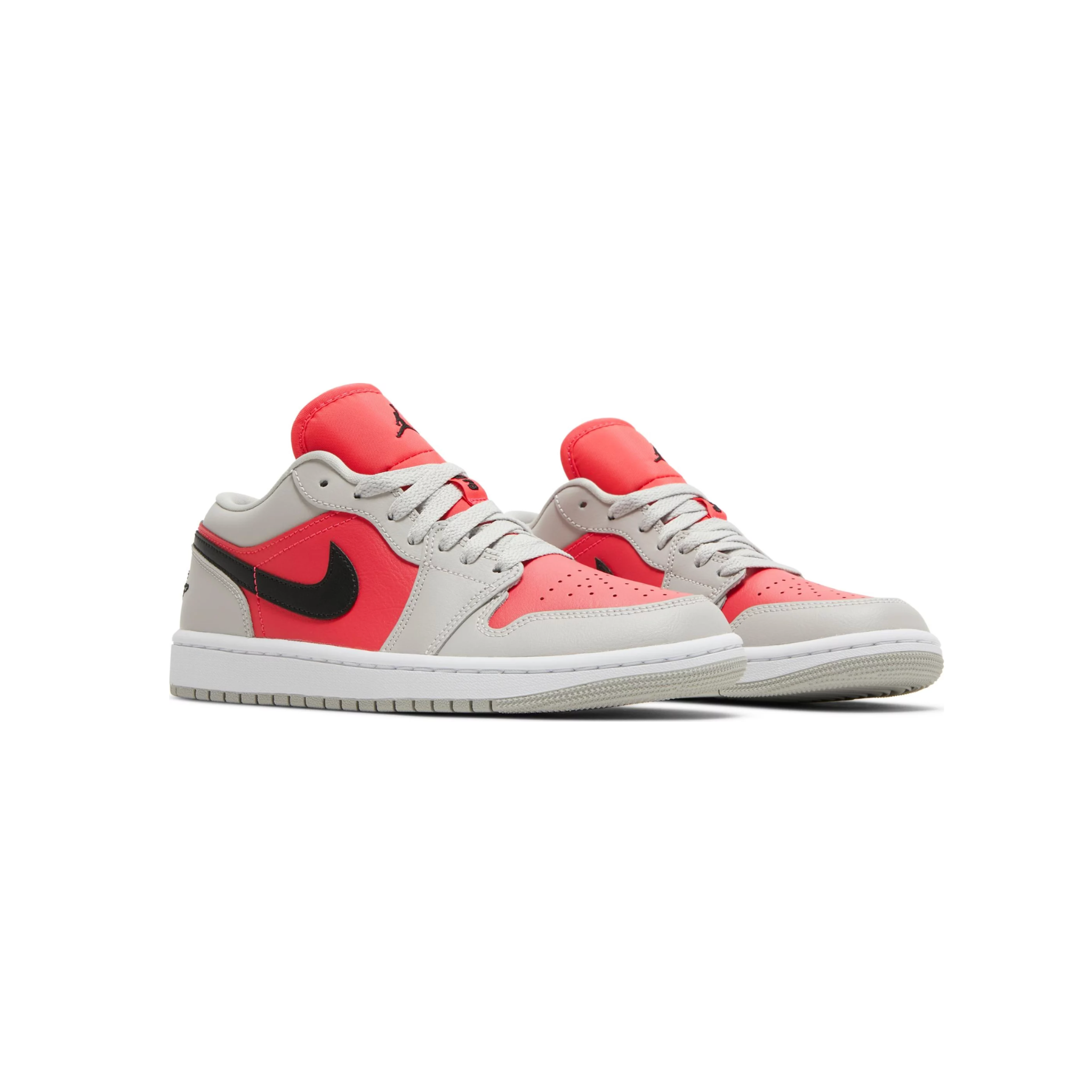 WOMEN AIR JORDAN LOW 'LIGHT IRON ORE SIREN RED'