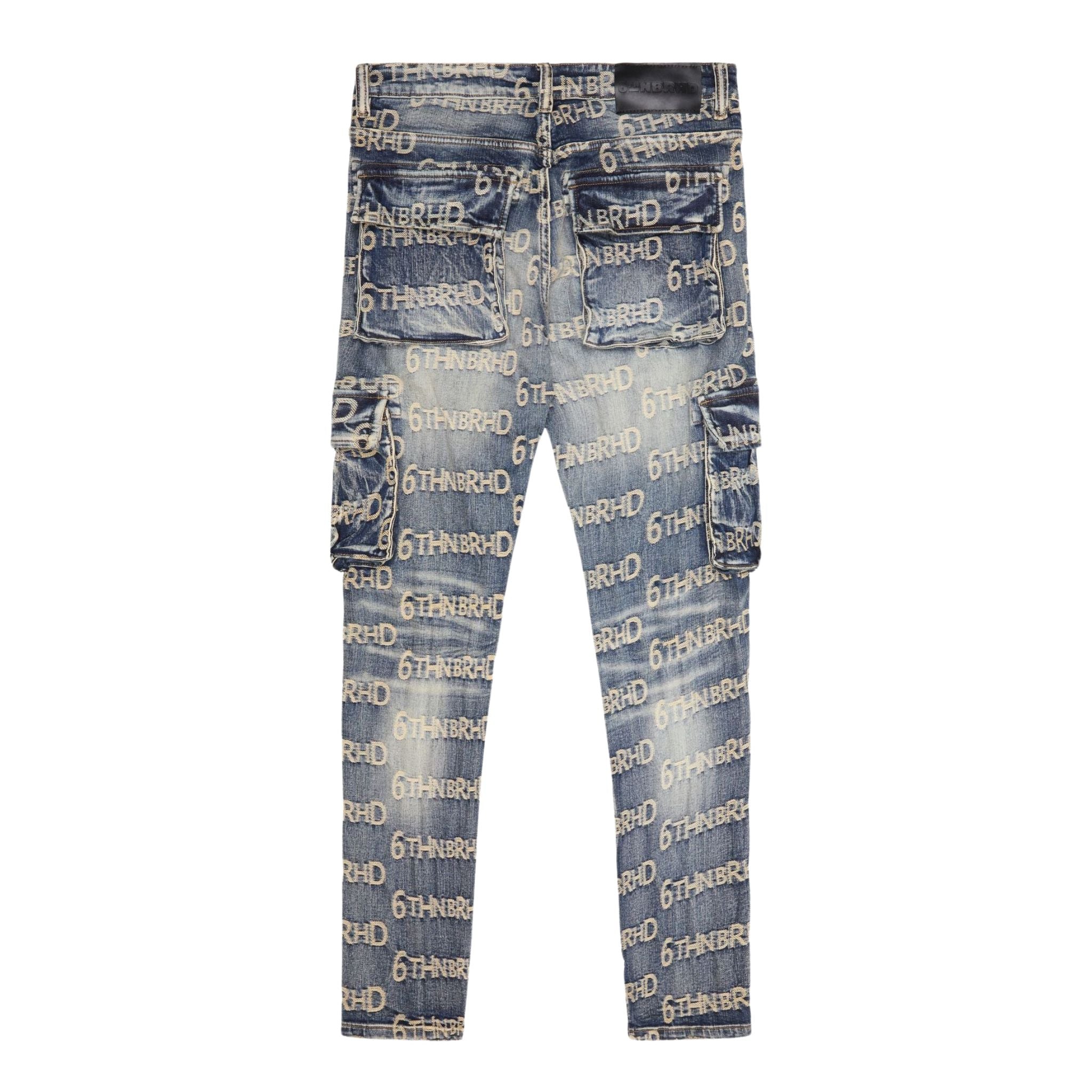 6TH NBRHD "BOLD" DENIM JACQUARD CARGO