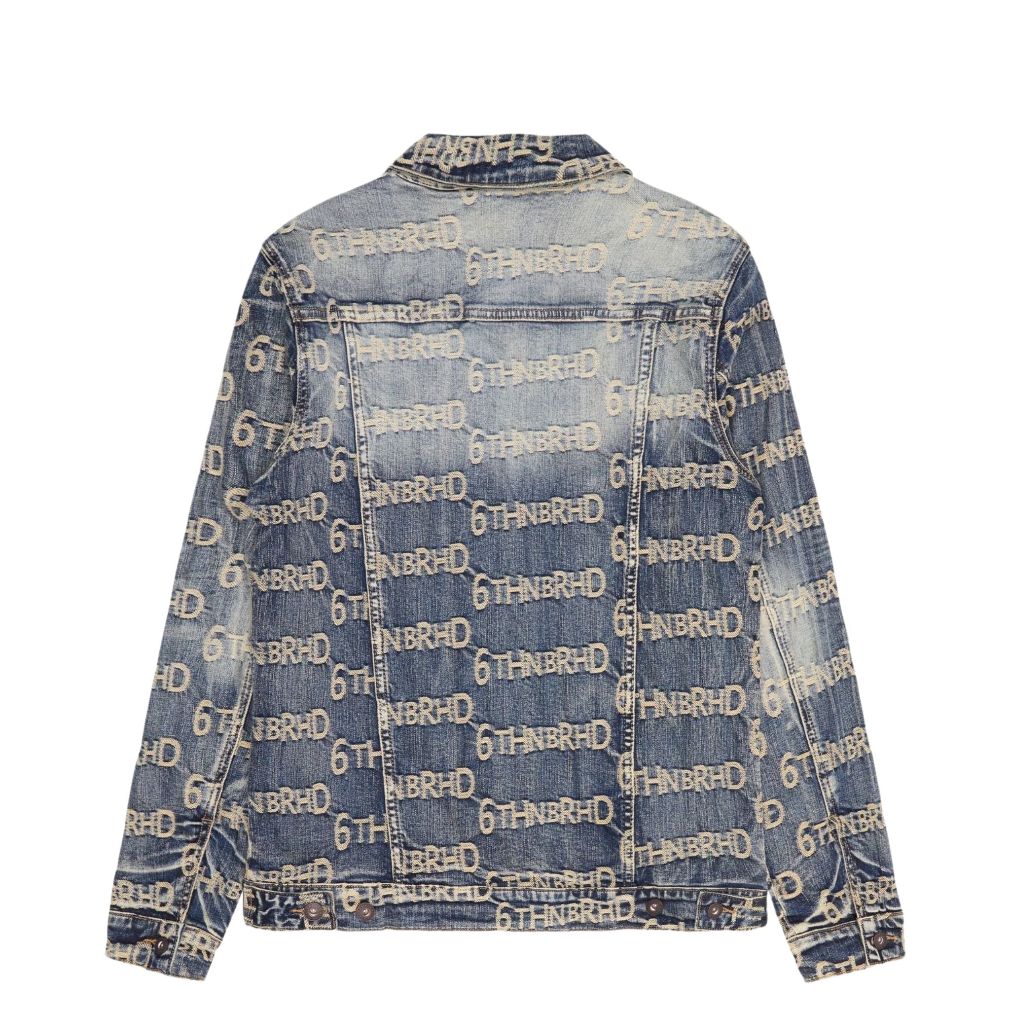 6TH NBRHD EMBEDDED DENIM JACQUARD JACKET