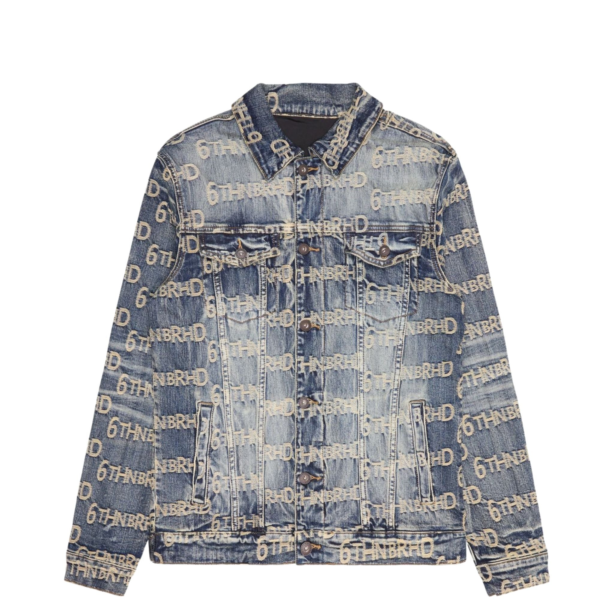 6TH NBRHD EMBEDDED DENIM JACQUARD JACKET