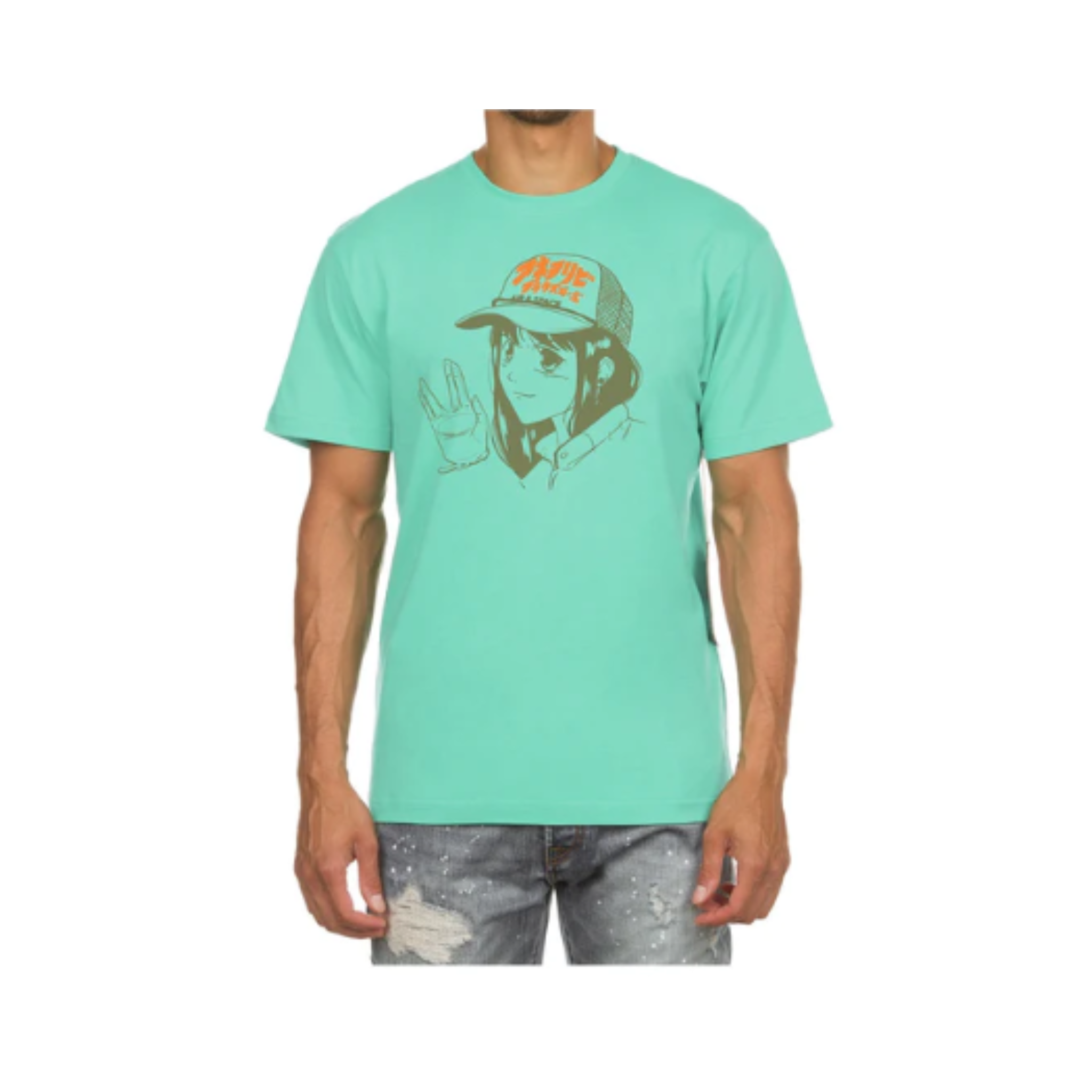 Billionaire Boy's Club BB Astro Blur SS Tee - Ice Green