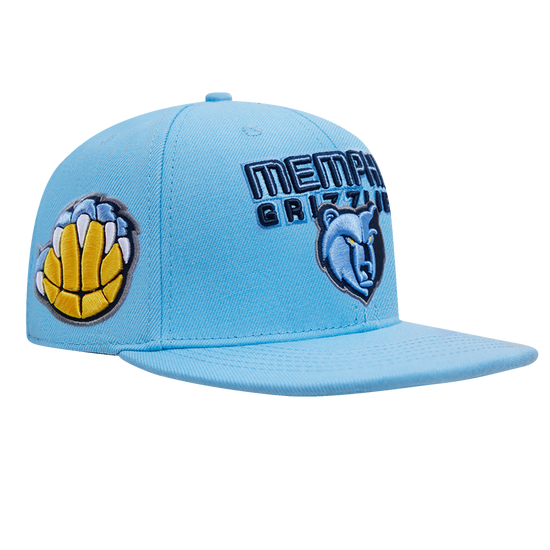 MEMPHIS GRIZZLIES RETRO CLASSIC WORDMARK LOGO WOOL SNAPBACK