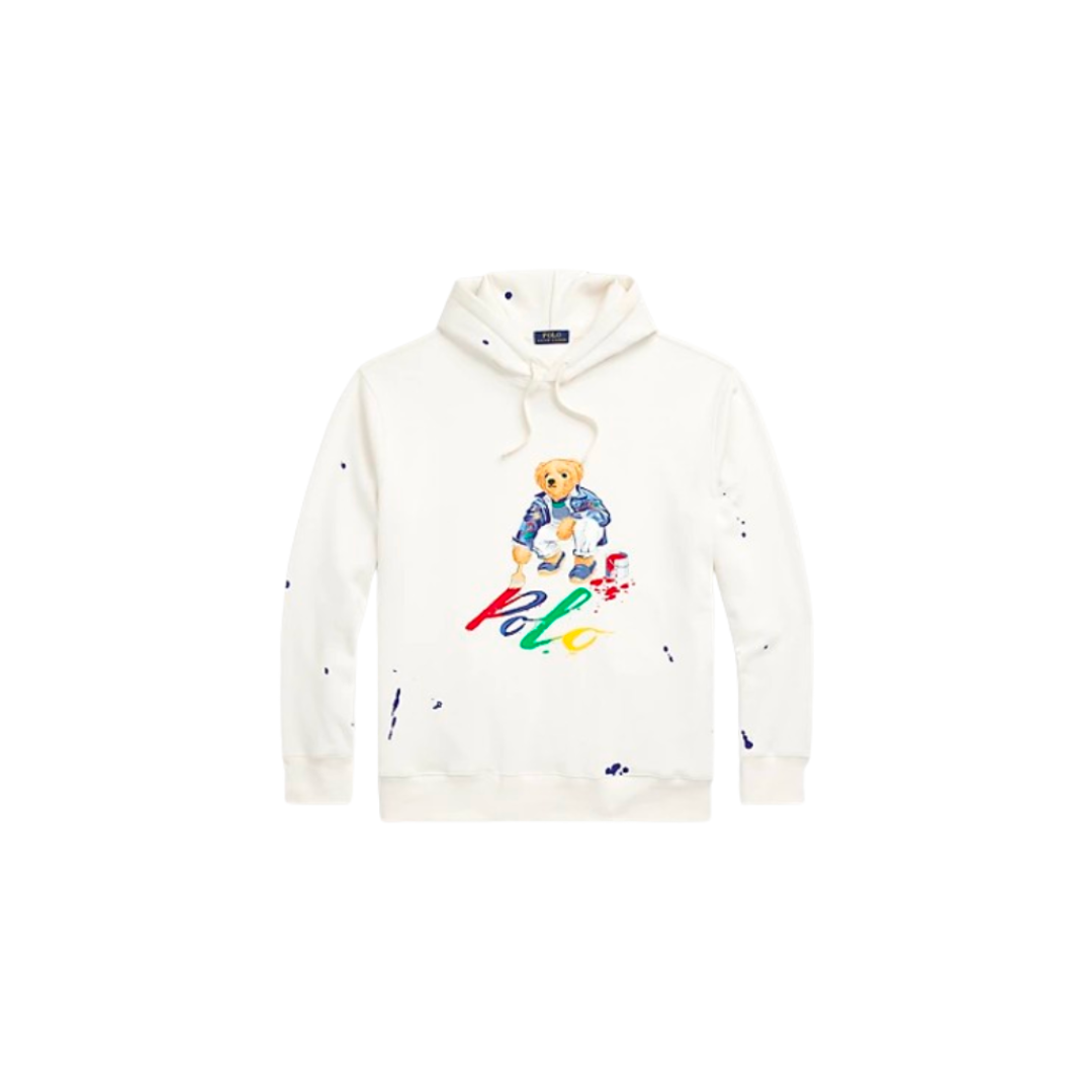 RALPH LAUREN FLEECE POLO BEAR HOODIE