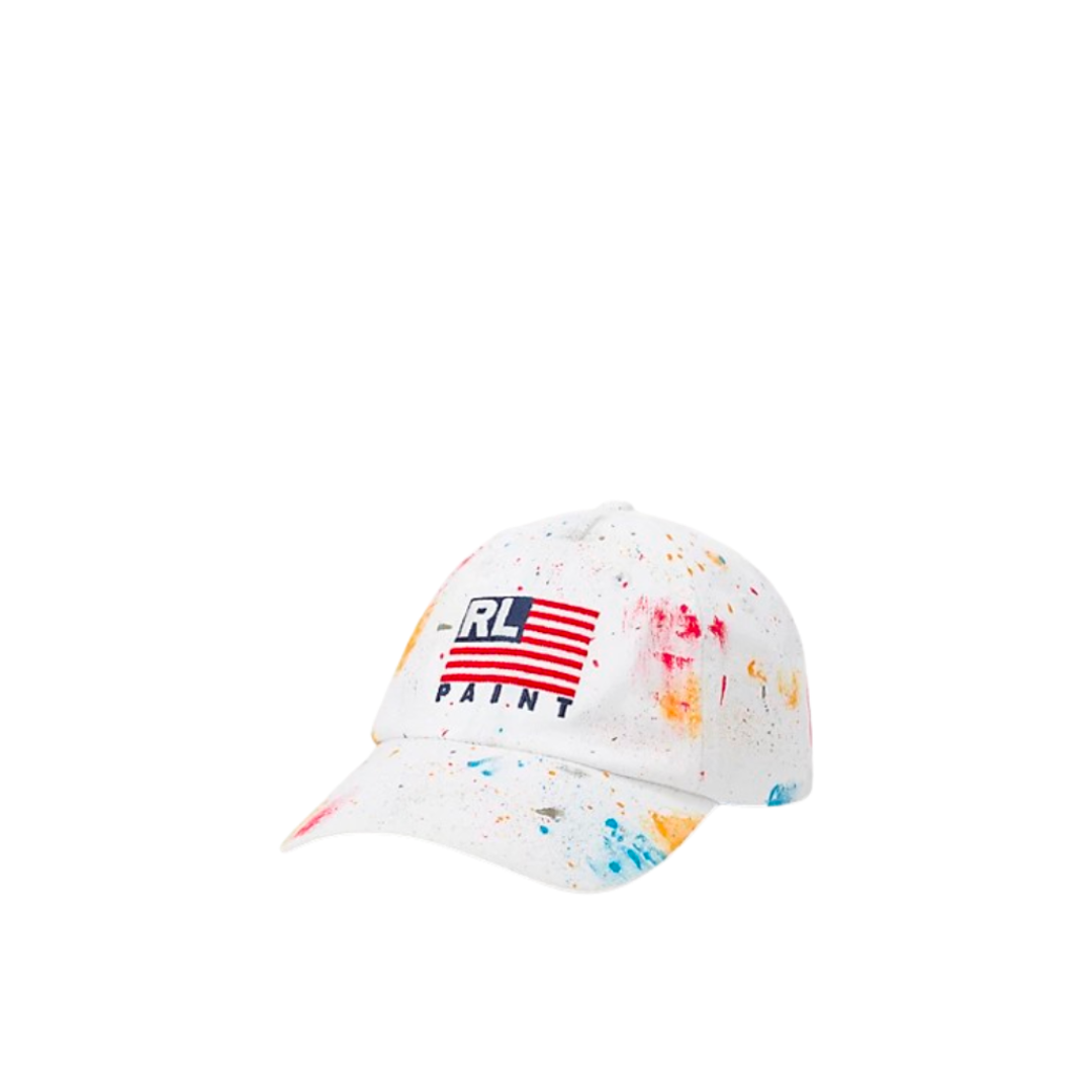 RALPH LAUREN CHINO TWILL "RL PAINT" CAP