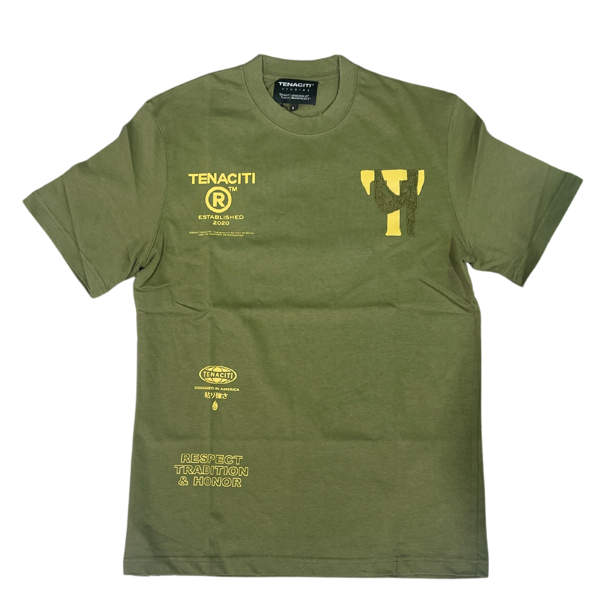 TENACITI RESPECT RESPECT TRADITON & HONOR TEE