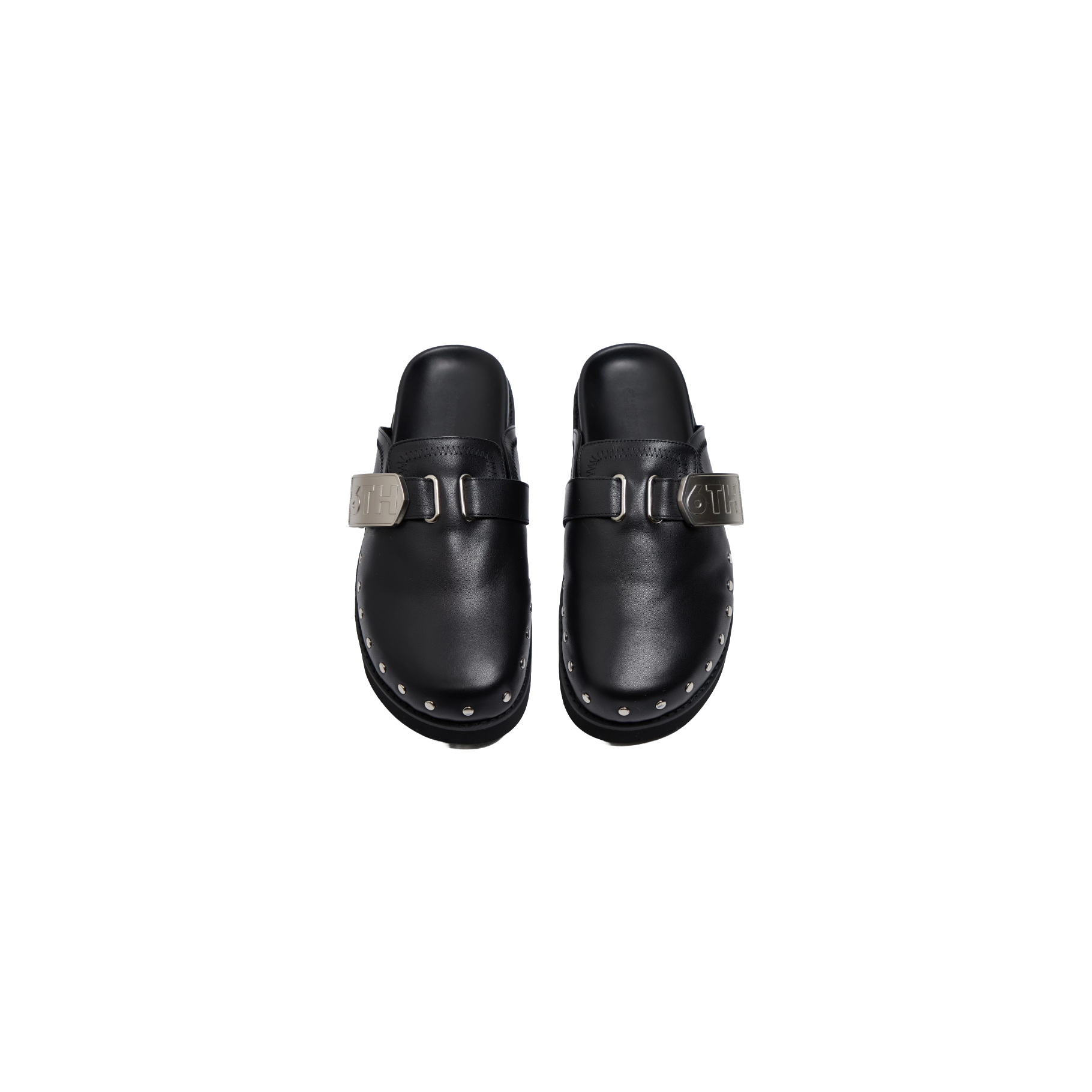 6TH NBRHD SLIDE MOONWALK LEATHER MULE