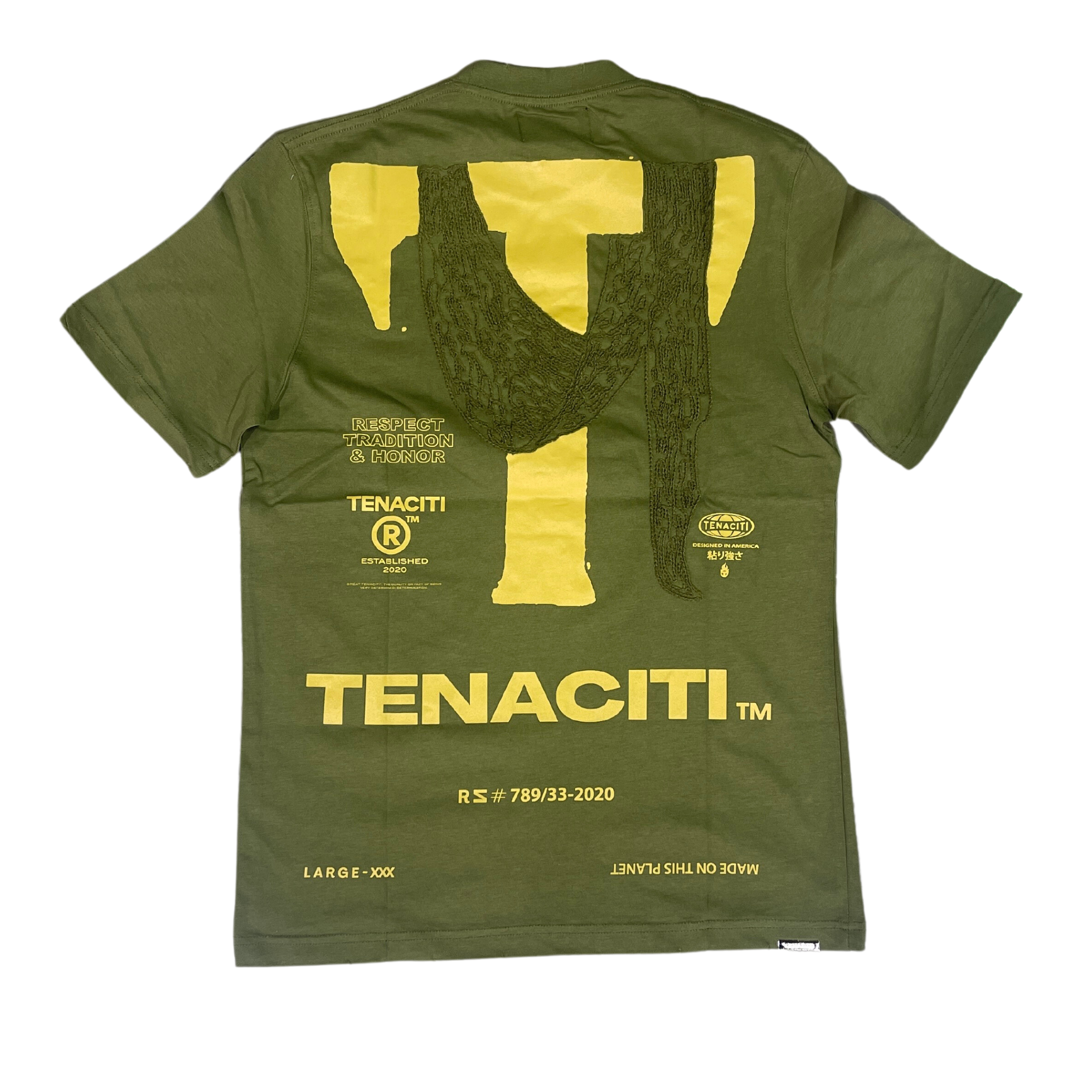 TENACITI RESPECT RESPECT TRADITON & HONOR TEE