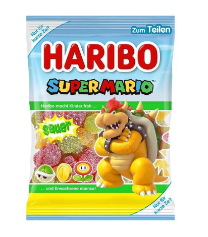 Haribo Super Mario Sauer 175g