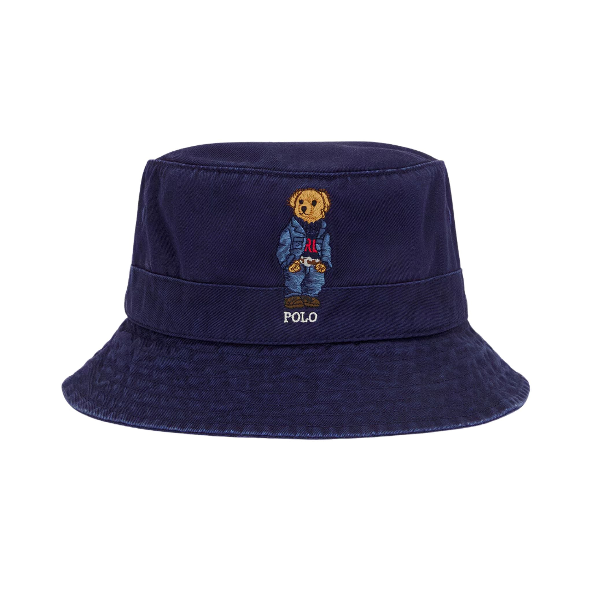 RALPH LAUREN BEAR LOFT BUCKET HAT