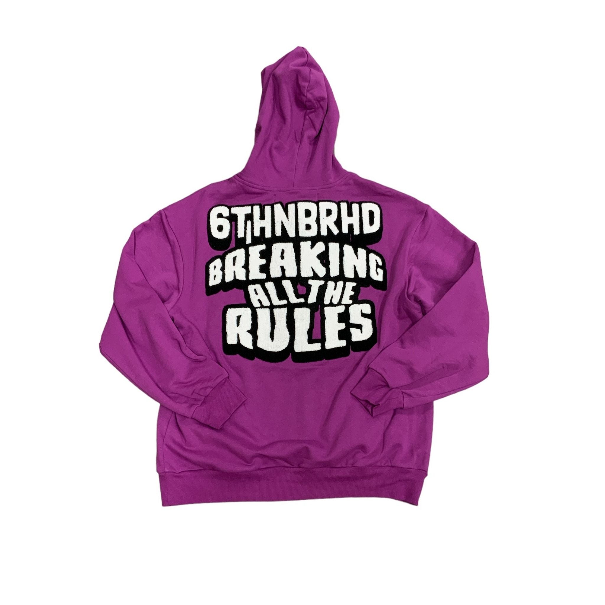 6TH NBRHD "BROKEN RULES" HOODIE