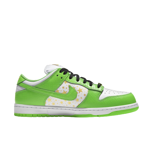 NIKE SUPREME X DUNK LOW OG SB QS 'MEAN GREEN'