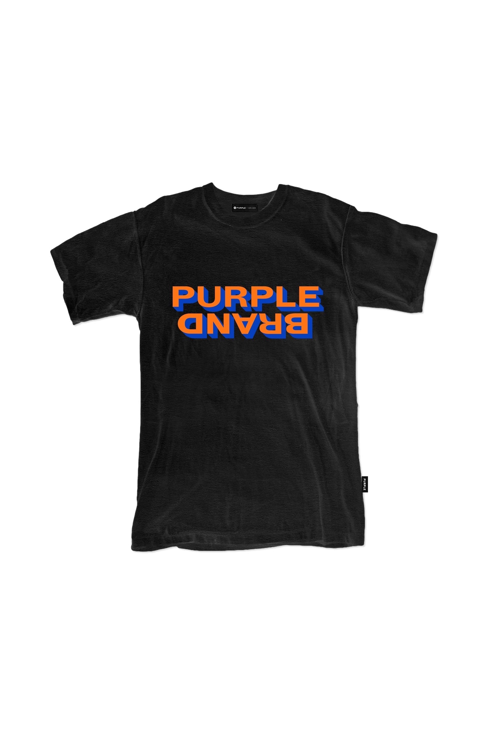 PURPLE BRAND CLEAN JERSEY SHORT SLEEVE TEE BLACK