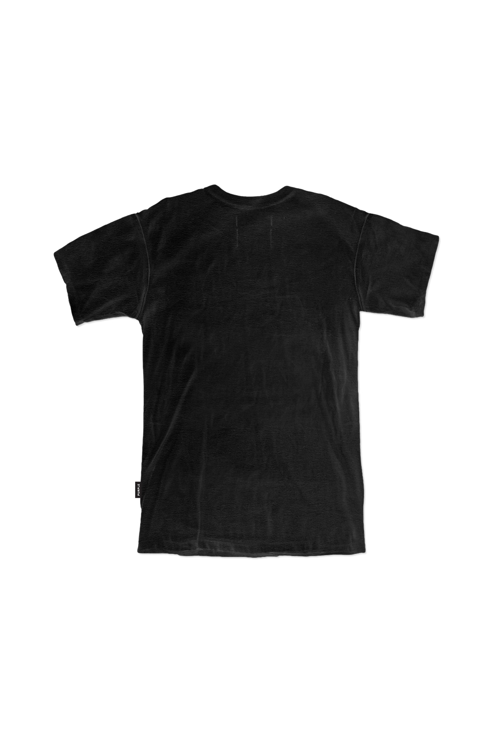 PURPLE BRAND CLEAN JERSEY SHORT SLEEVE TEE BLACK