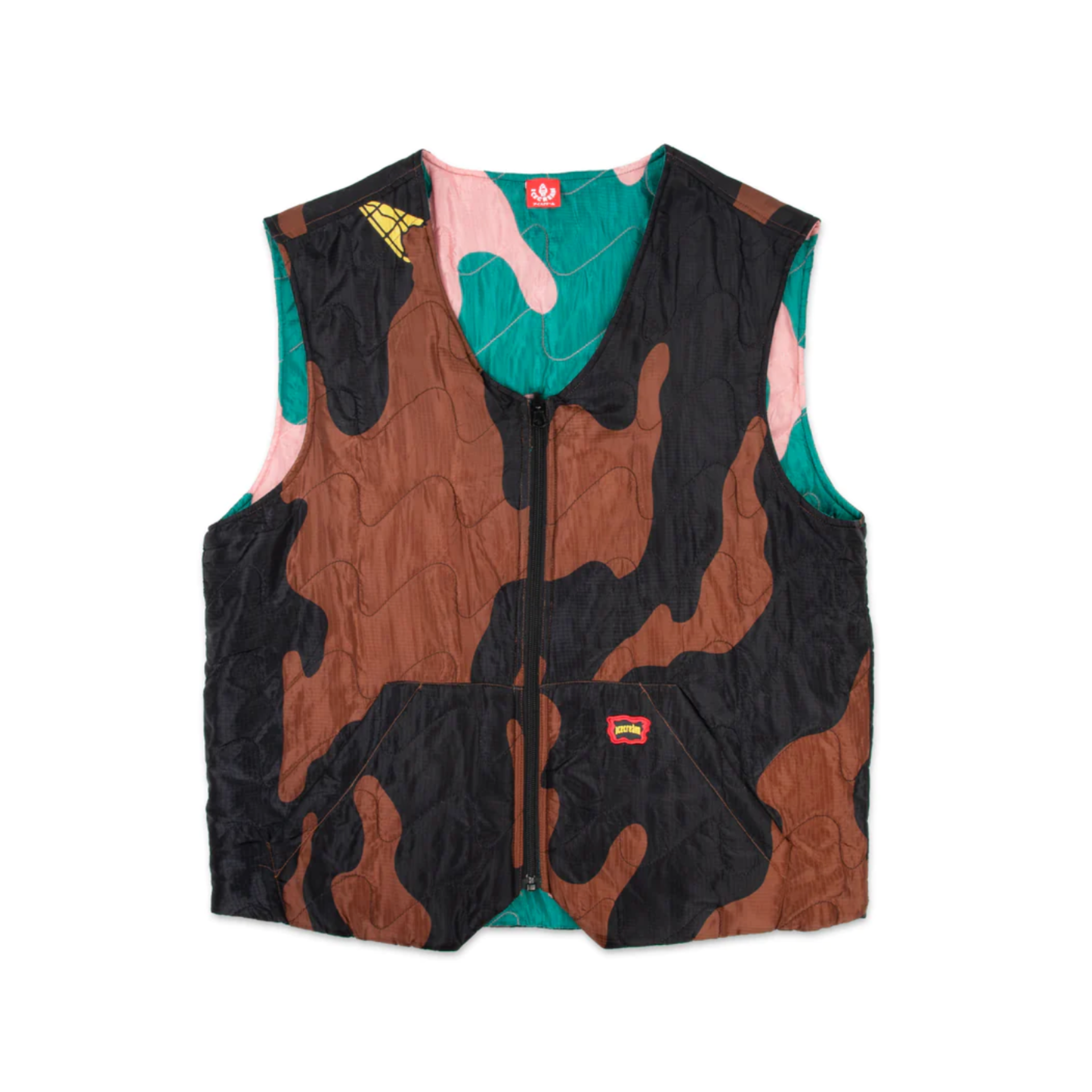 ICE CREAM FLIP REVERSIBLE VEST 'CAMO'