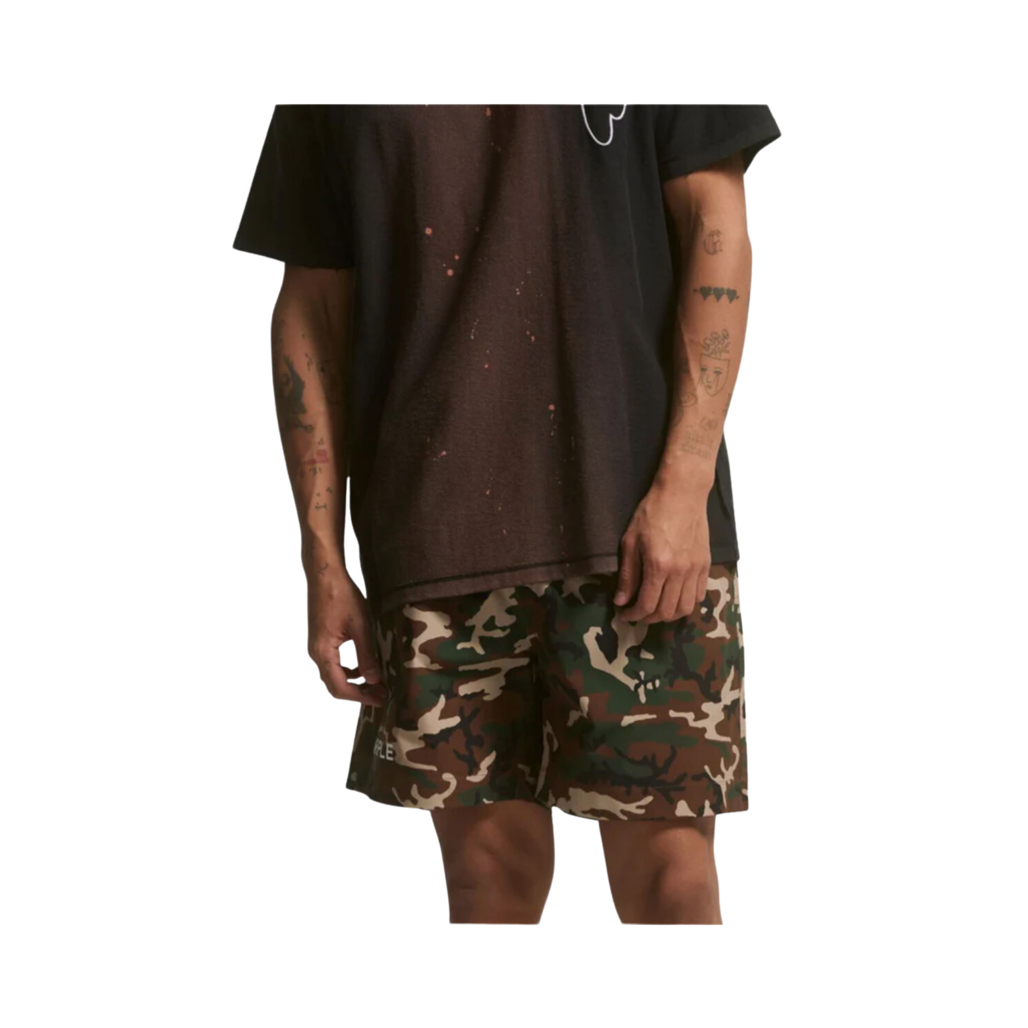 PURPLE BRAND 'CORE CAMO' SHORTS