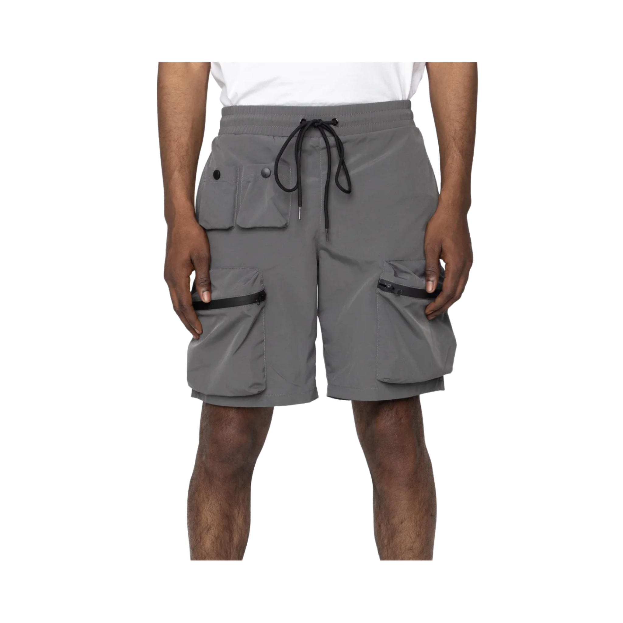 EPTM REWORK SNAP SHORT 'CHARCOAL'