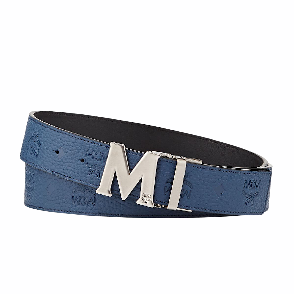 MCM Blue MCM Belt